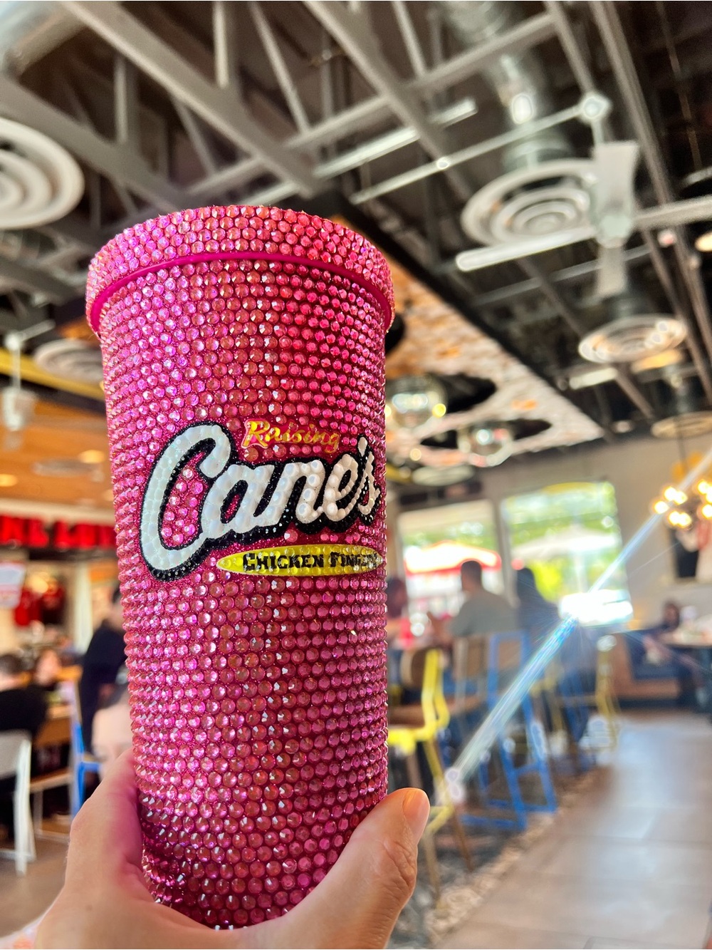 Limited Edition! Raising Cane's Megan Moroney Rhinestone Tumbler 20 oz - Picture 3 of 6